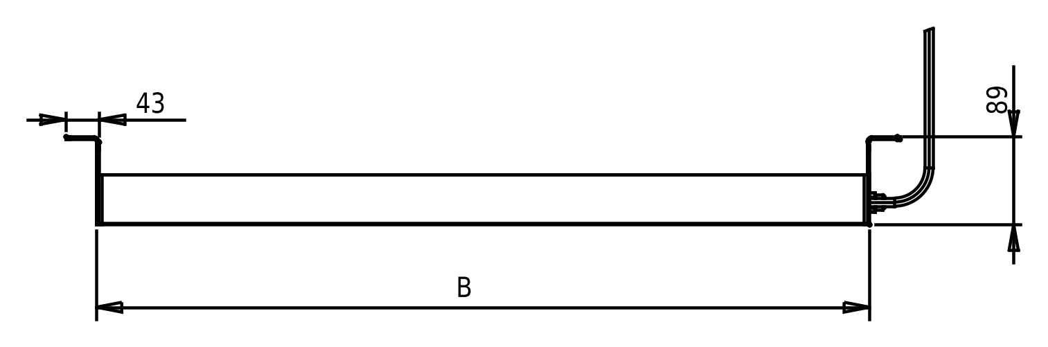 Linear stranski ris